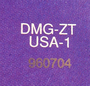 Taz-Mania USA-1 Inner flap of the box