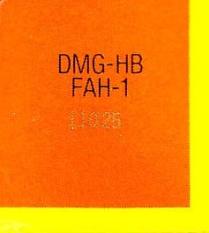 Dynablaster FAH-1 Inner flap of the box