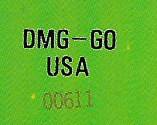 Golf USA Inner flap of the box