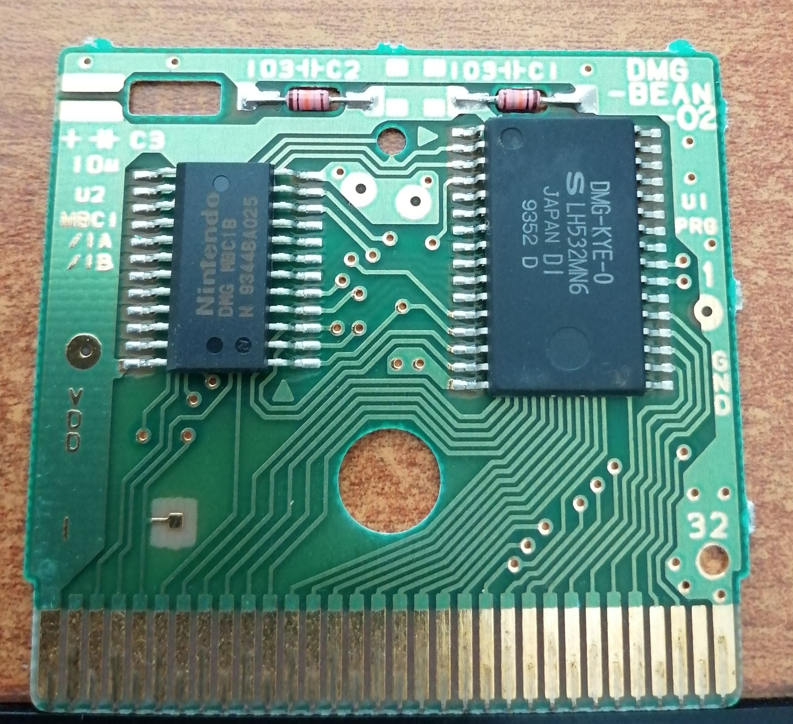 Kirby's dream land UKV-1 PCB