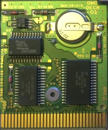 Metroid II Return of Samus NOE PCB