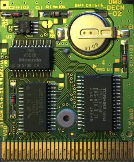 Metroid II Return of Samus CAN PCB