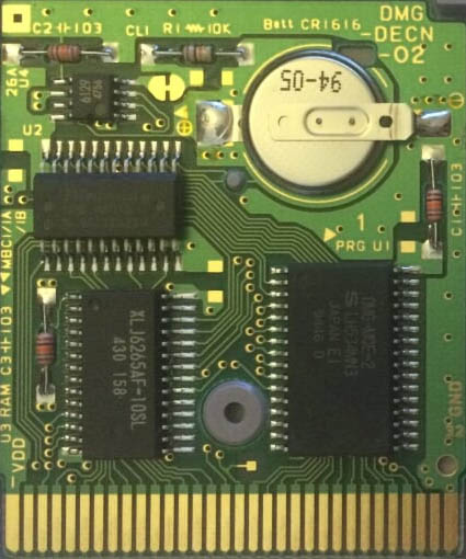 Super Mario Land 2: 6 Golden Coins  USA PCB