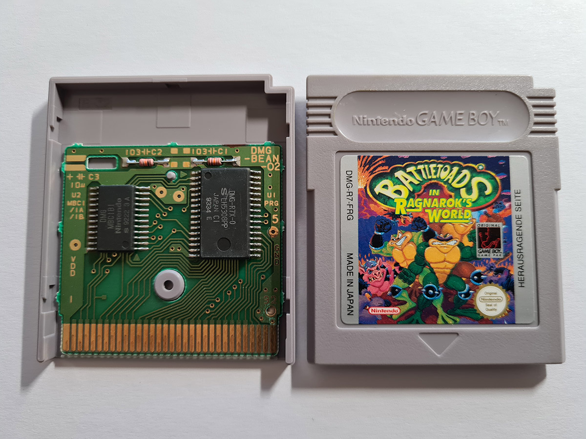 Battletoads in Ragnarok's World FRG-1 PCB