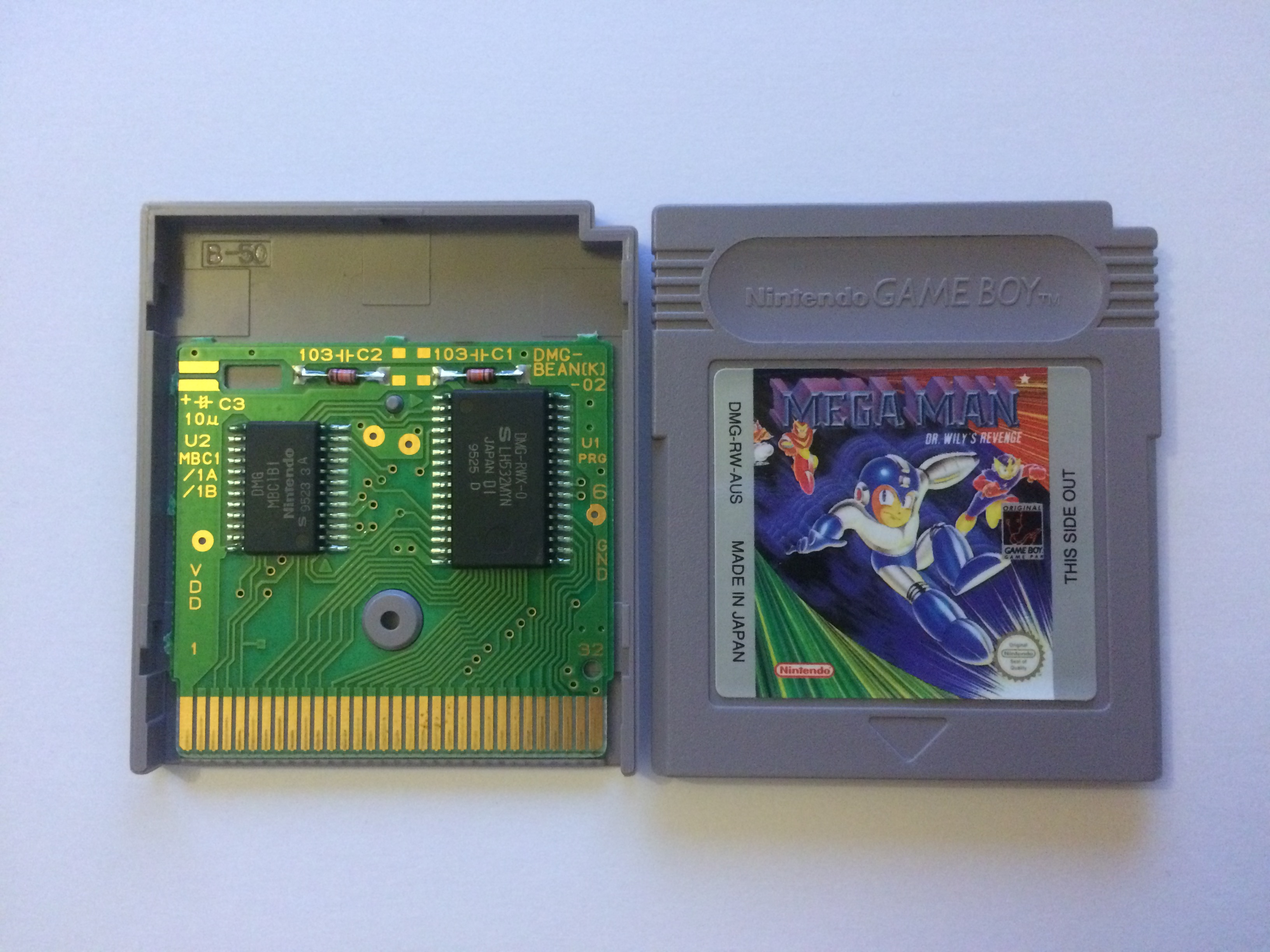 Mega Man Dr. Wily's Revenge AUS-1 PCB