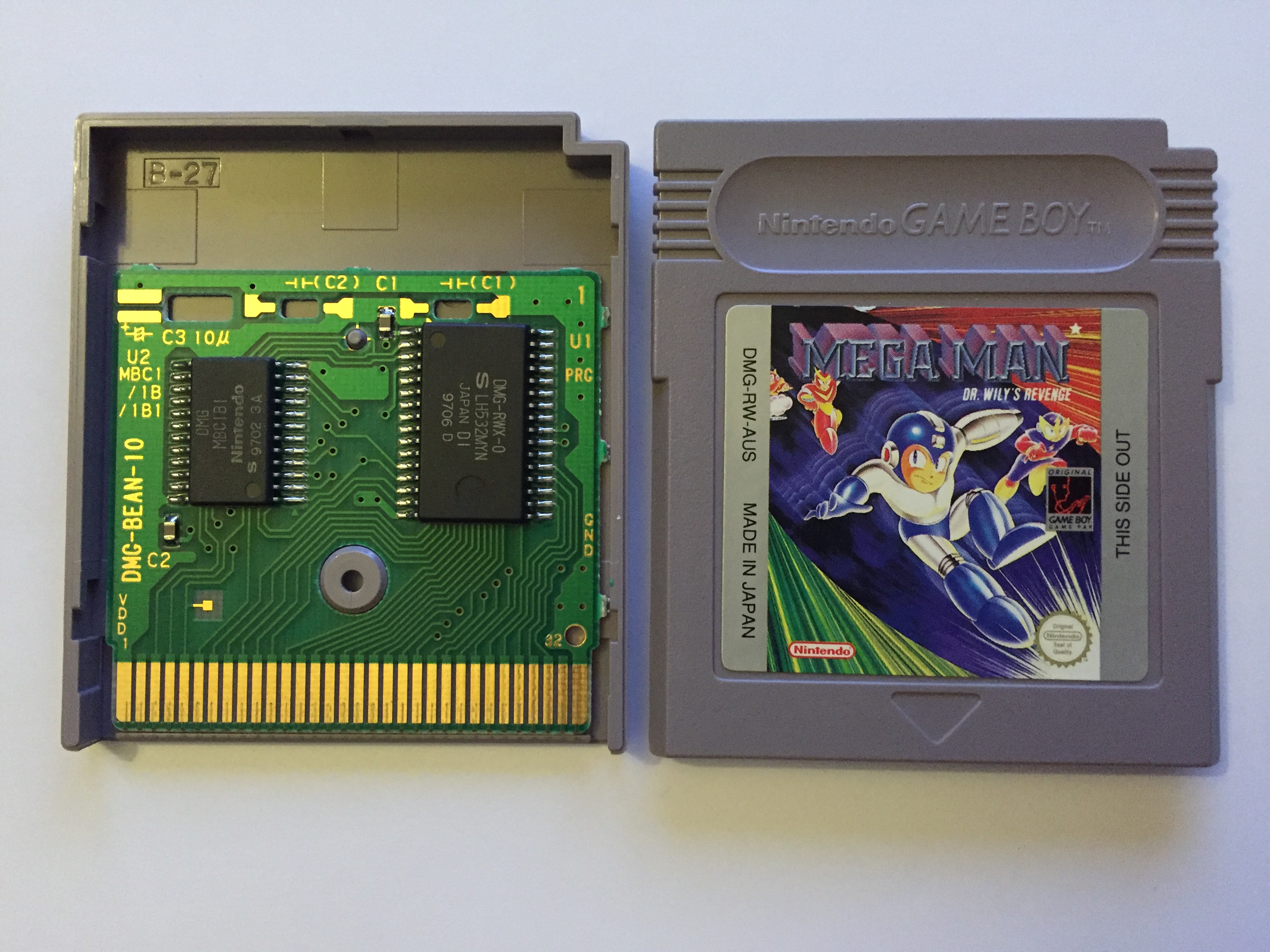 Mega Man Dr. Wily's Revenge AUS-1 PCB