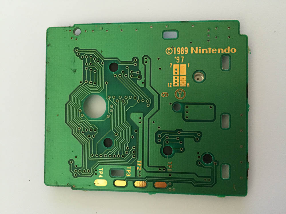 Kirby's Star Stacker AUS Back of the PCB