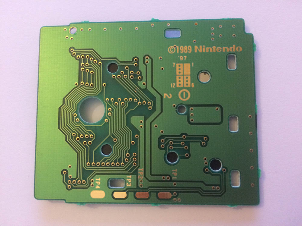 Kirby's Star Stacker NFAH Back of the PCB