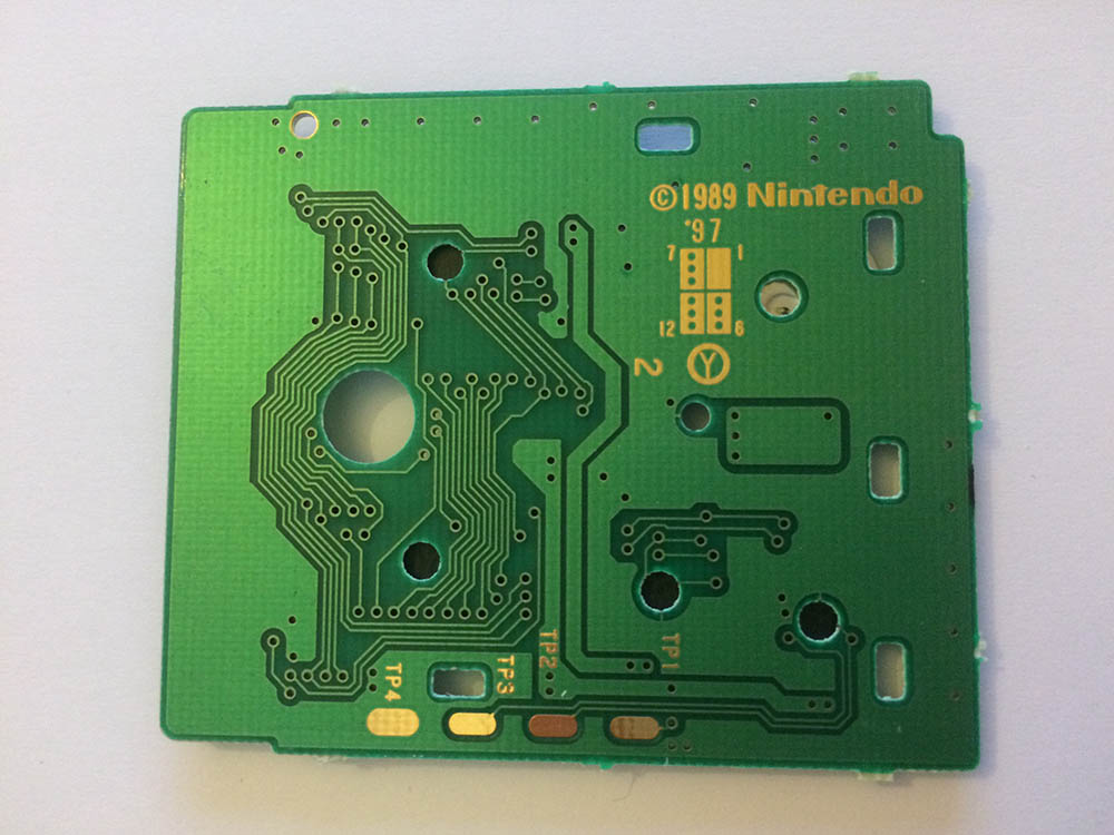 Kirby's Star Stacker NNOE Back of the PCB