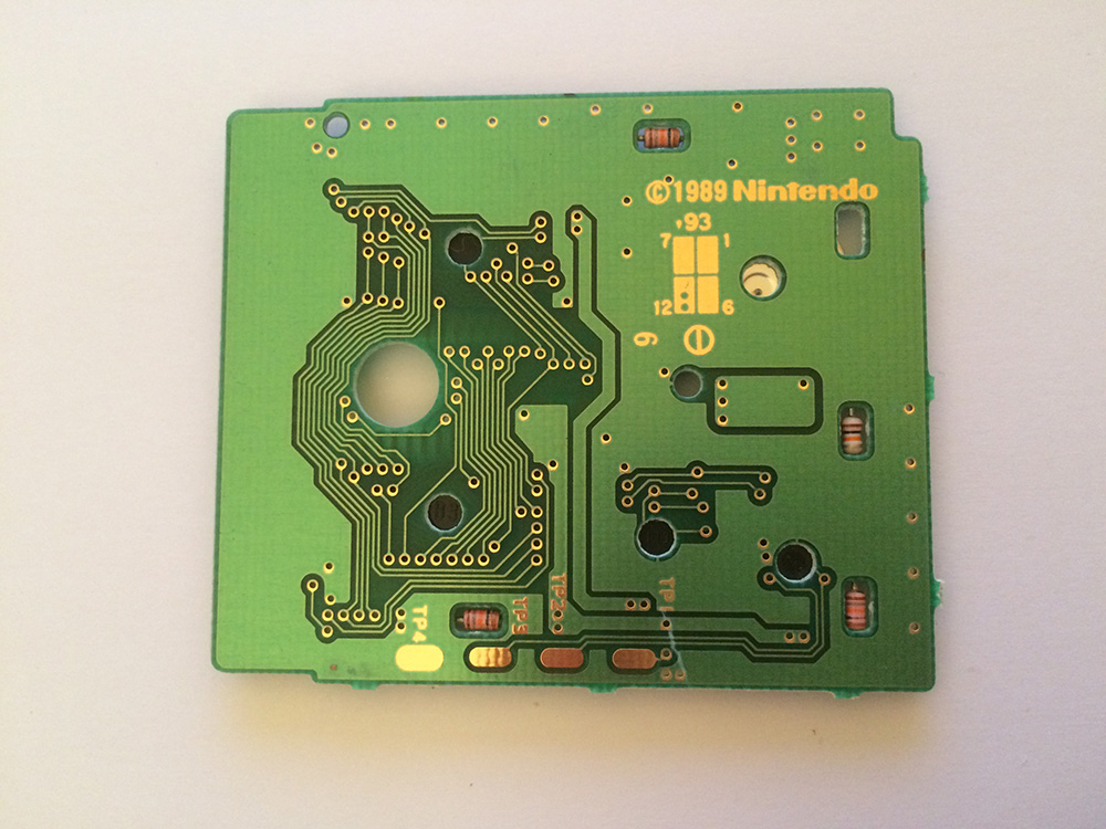 Legend of Zelda Link's Awakening (the) FRA-1 Back of the PCB