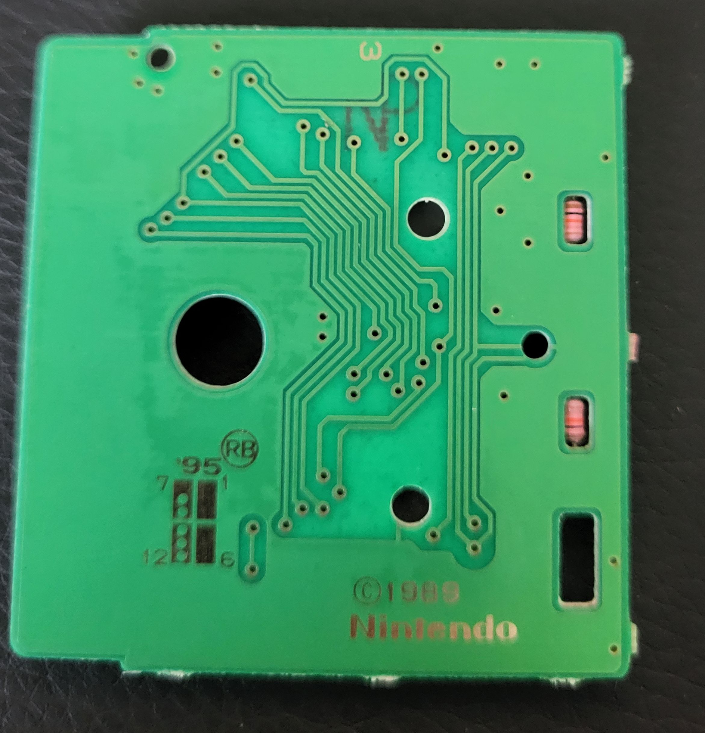 Le roi Lion (Disney) FRA Back of the PCB