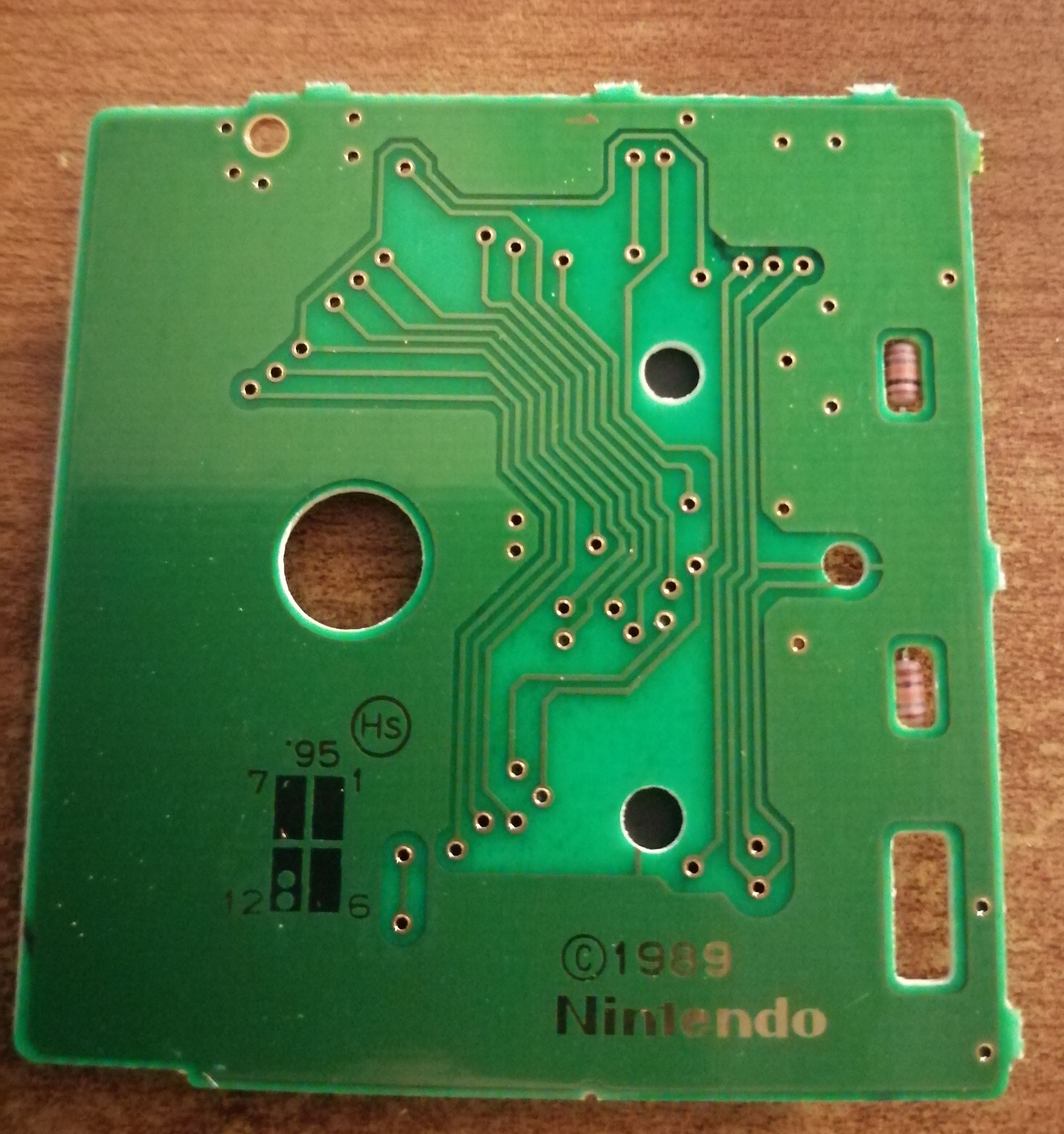 Madden NFL 96 EUR Back of the PCB