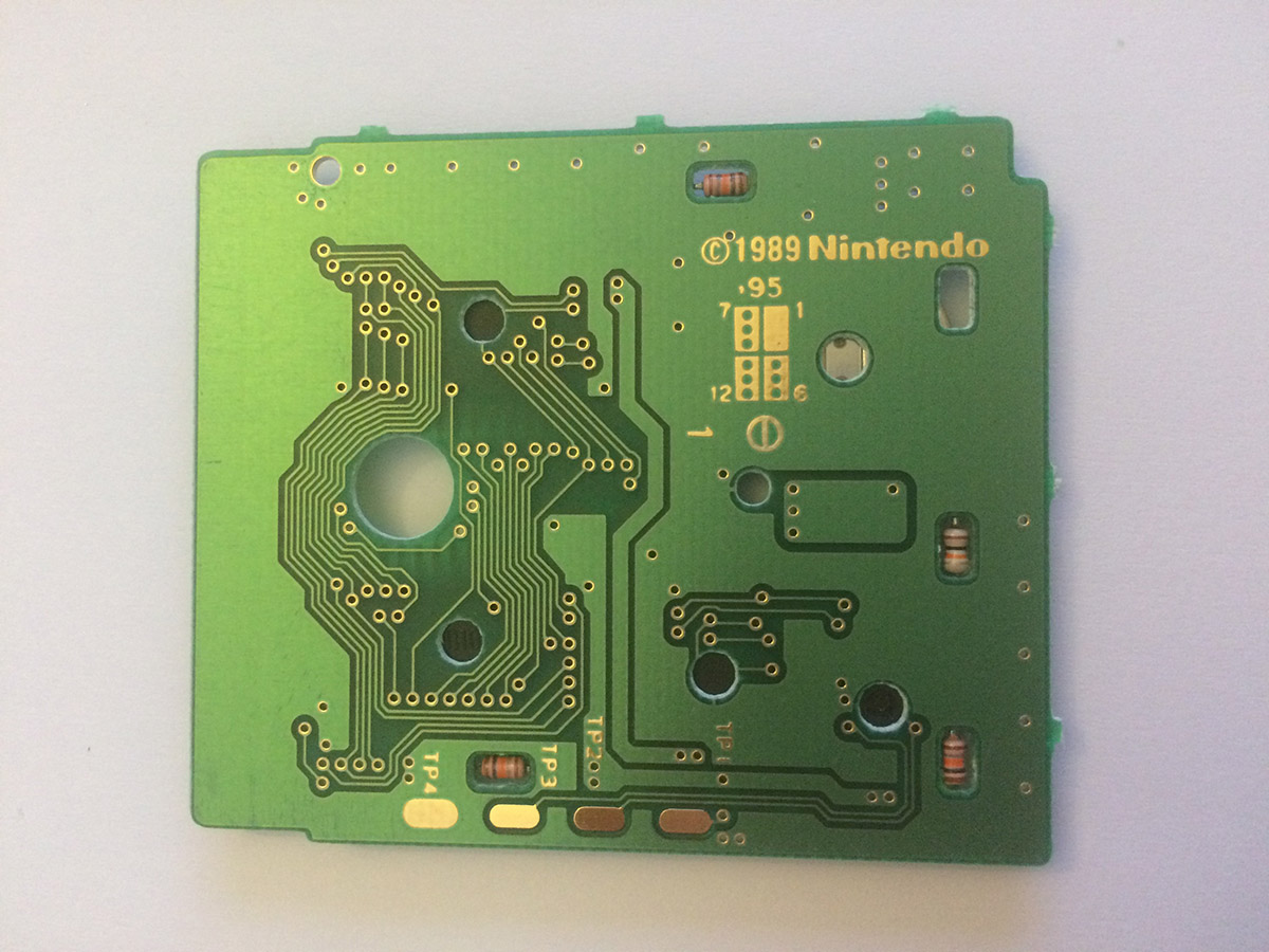 Mario's Picross FAH Back of the PCB