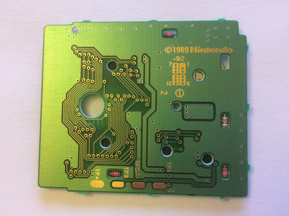 Metroid II Return of Samus NOE Back of the PCB