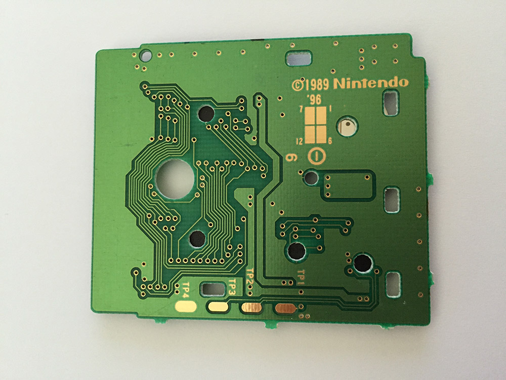 Mole Mania AUS Back of the PCB