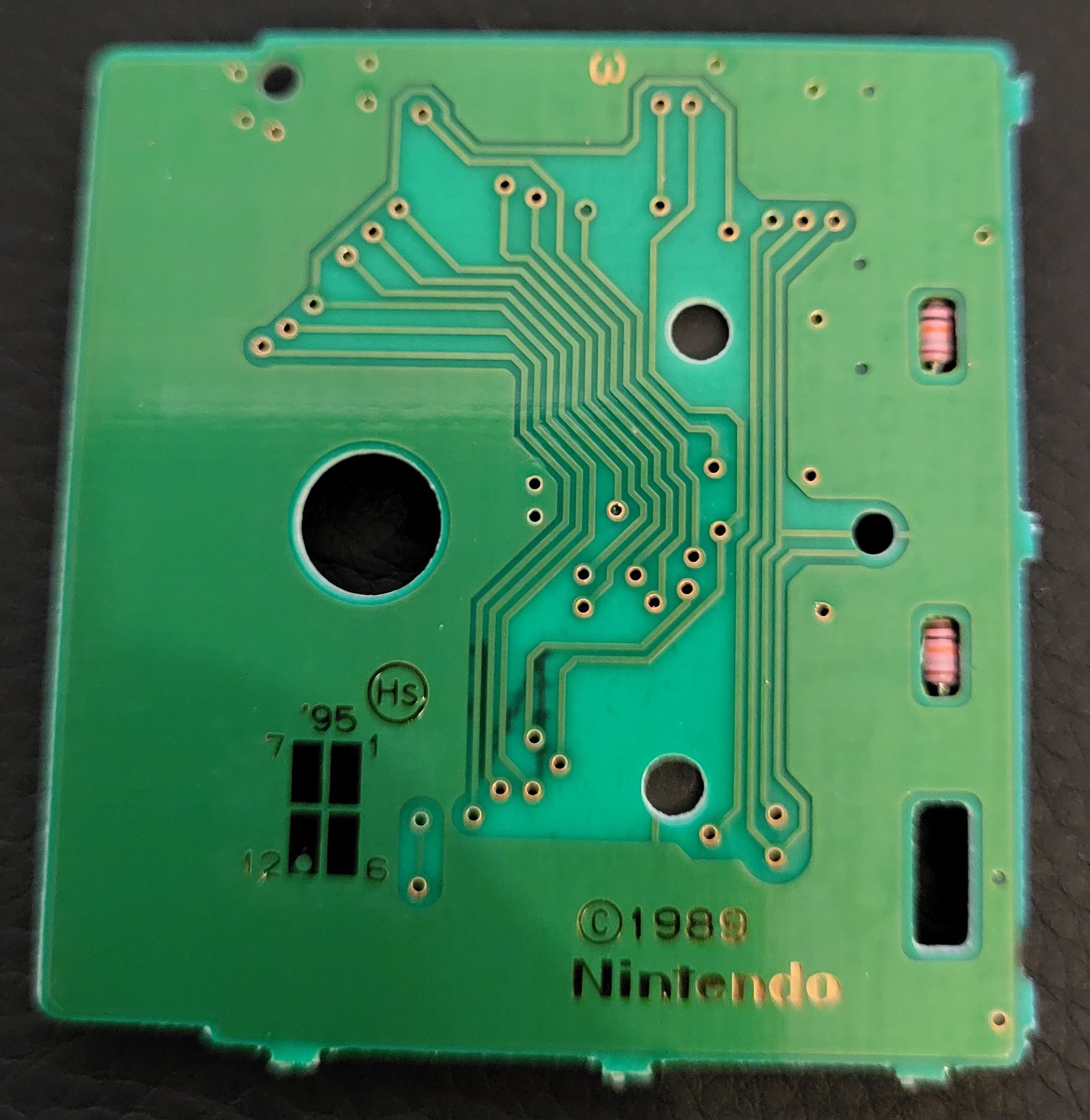 NBA Live 96 EUR Back of the PCB