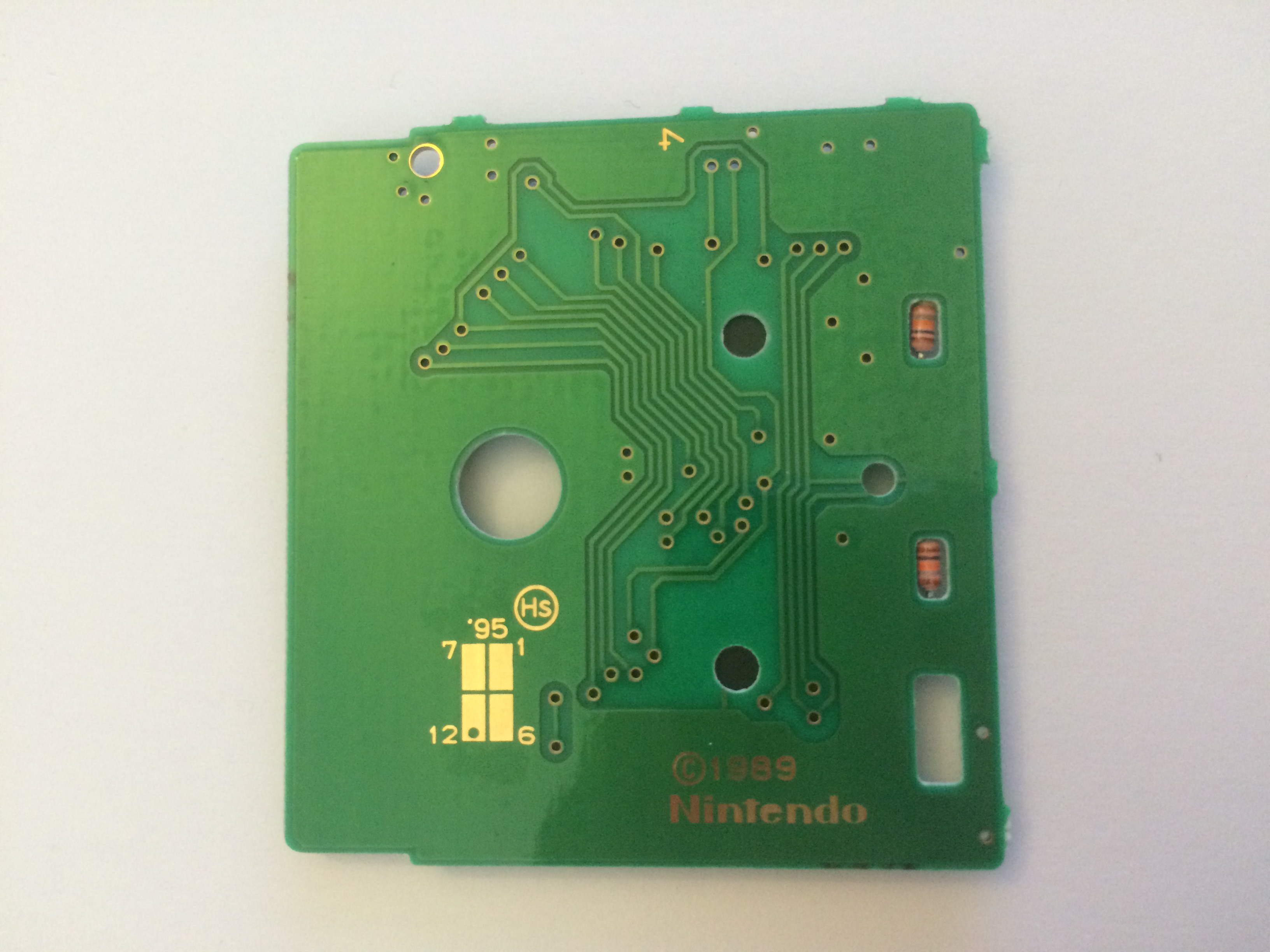 NHL 96 EUR Back of the PCB