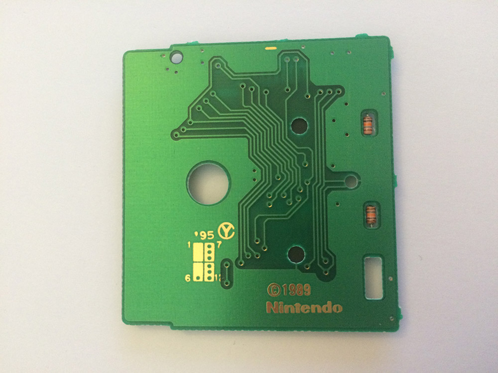 NHL Hockey 95 EUR Back of the PCB