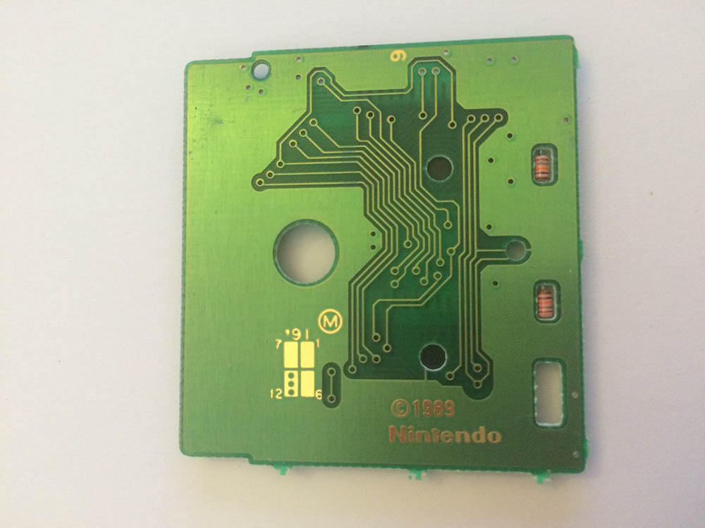 Pac-Man SCN Back of the PCB