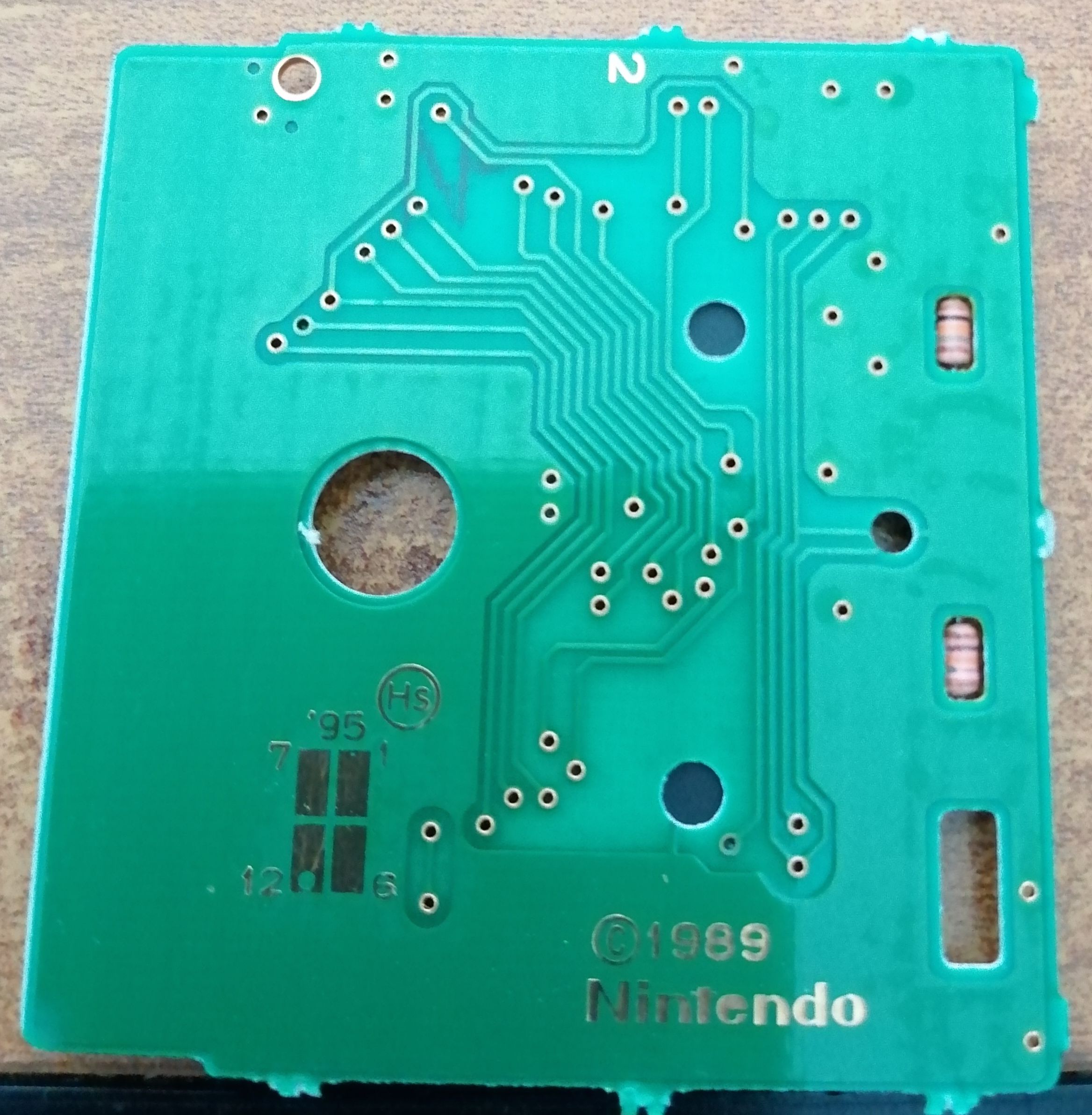 Pinocchio NOE Back of the PCB