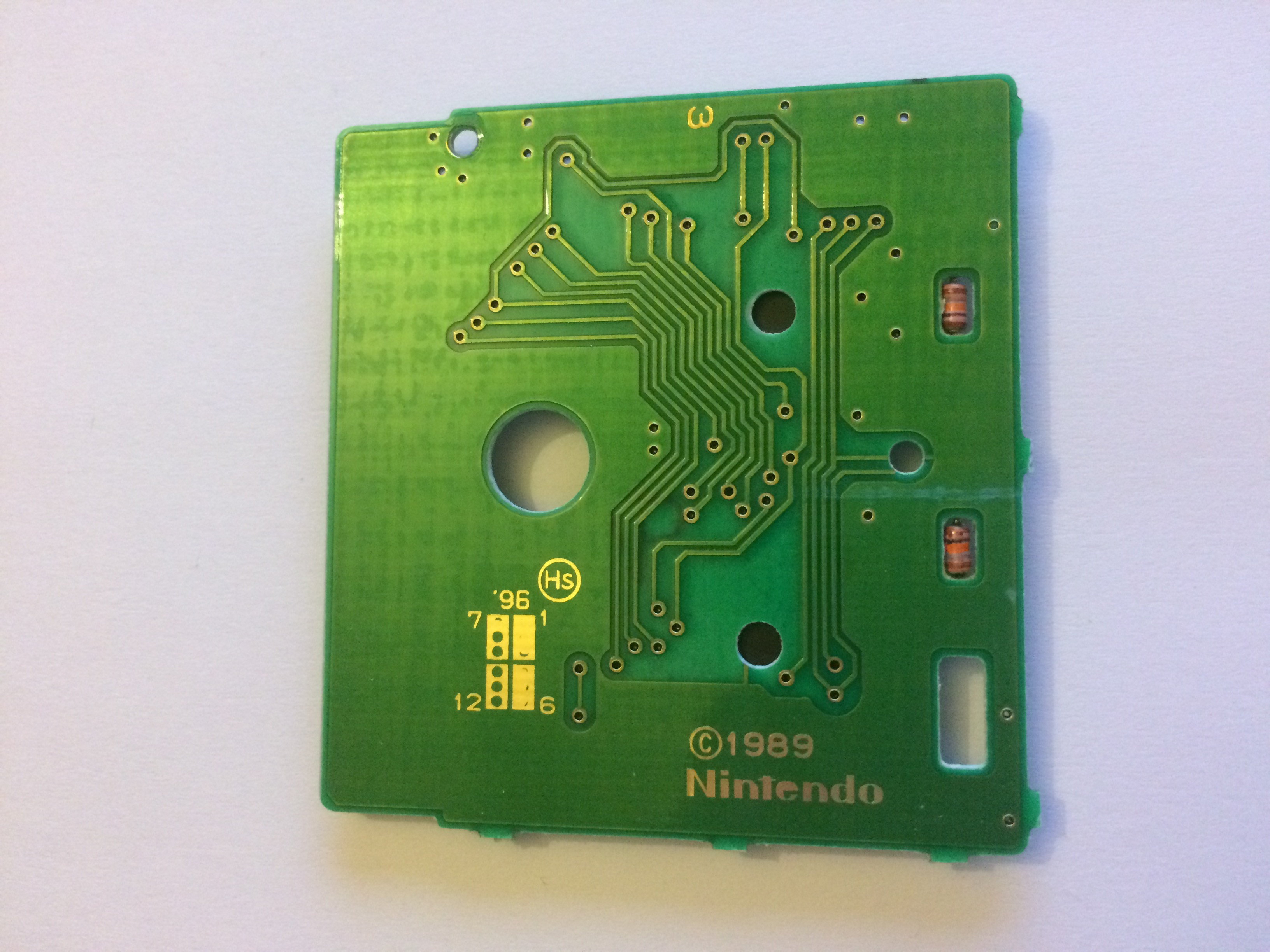 Power Rangers the Movie (Mighty Morphin) UKV-1 Back of the PCB