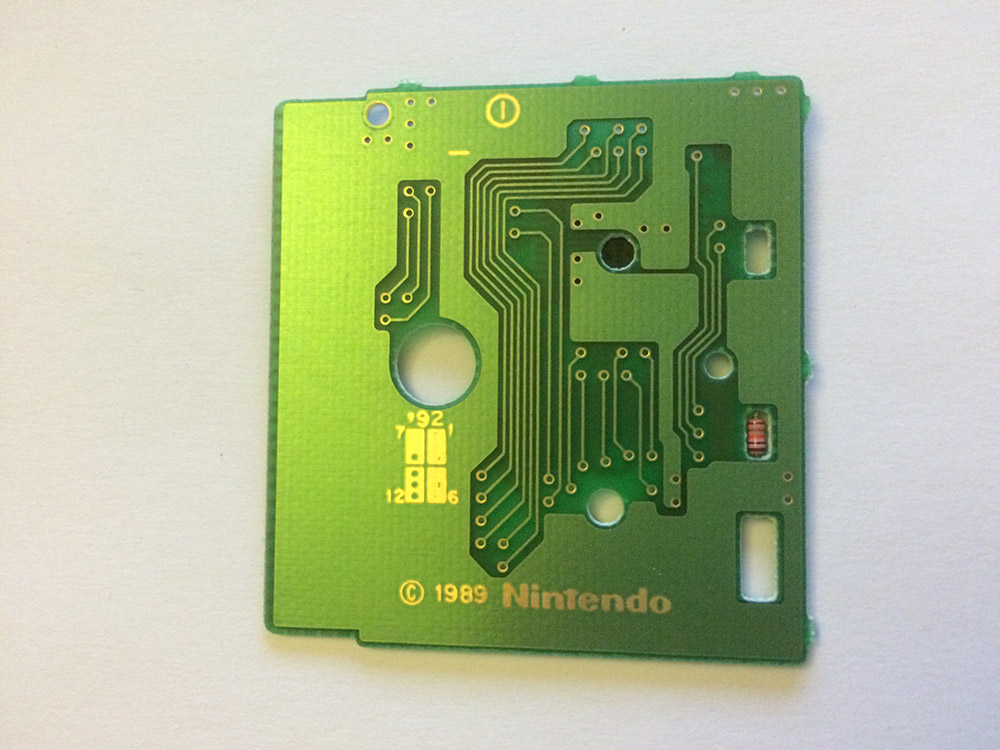 Asteroids NOE Back of the PCB