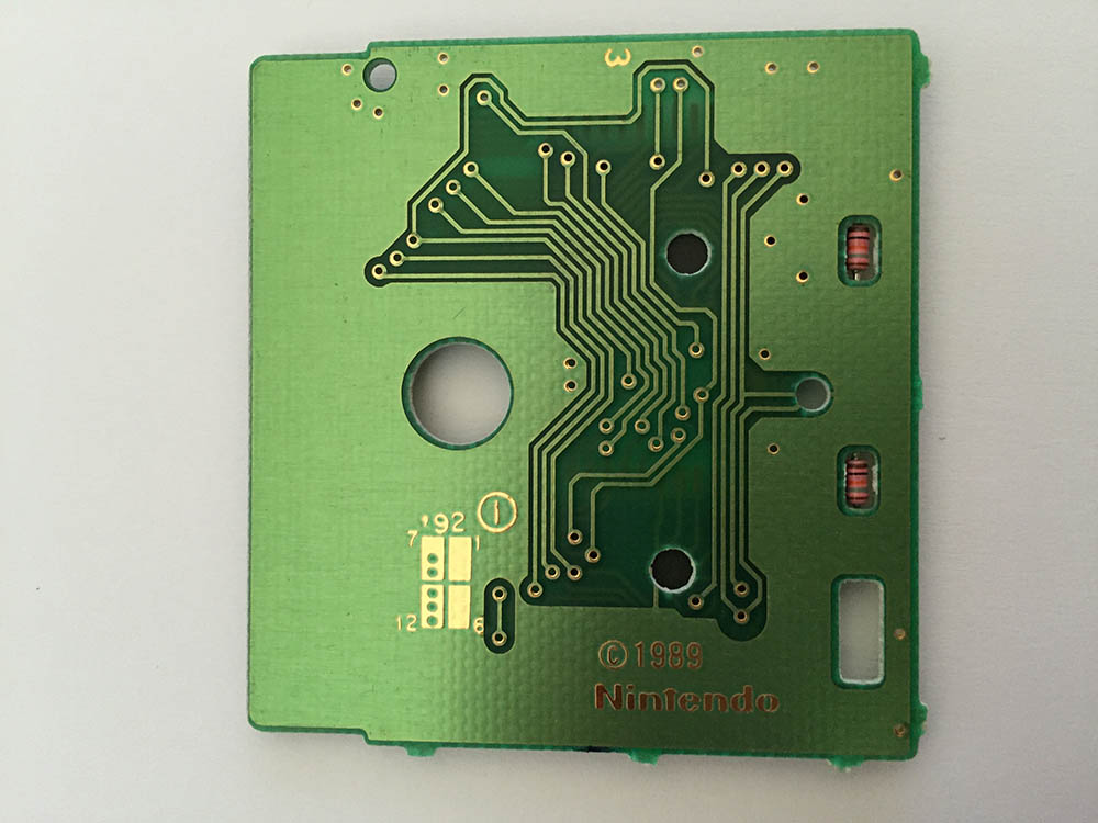 Prince of Persia USA Back of the PCB