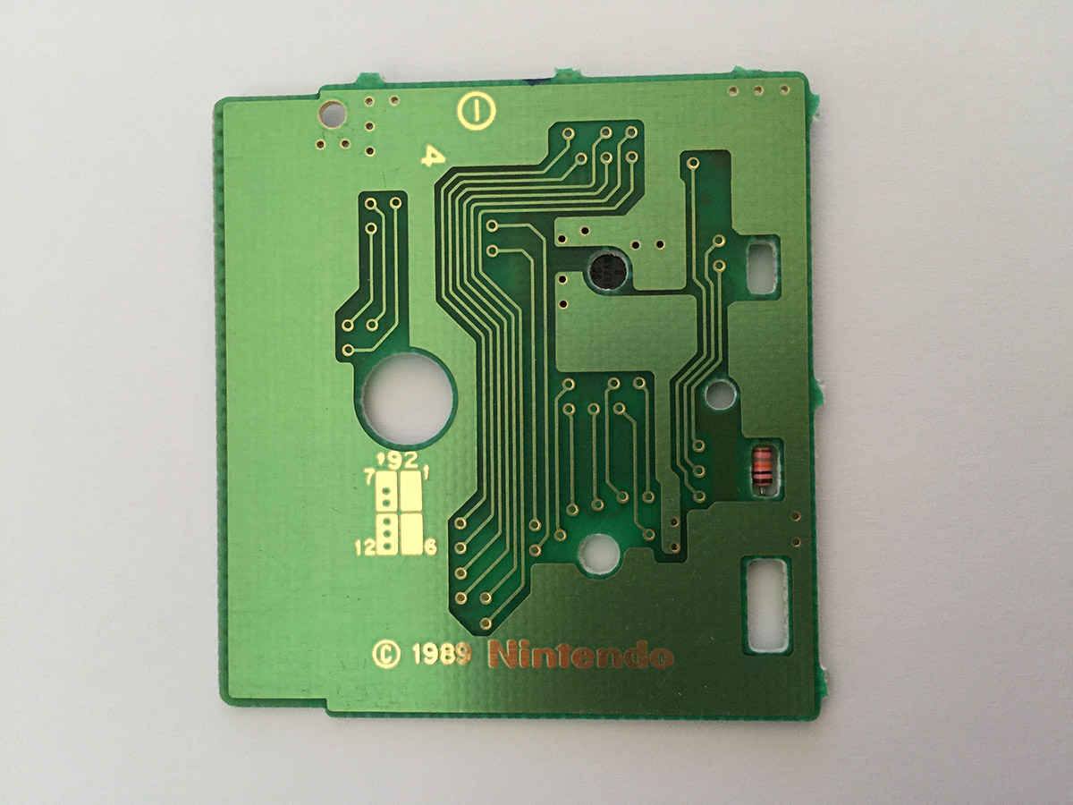 Asteroids UKV Back of the PCB