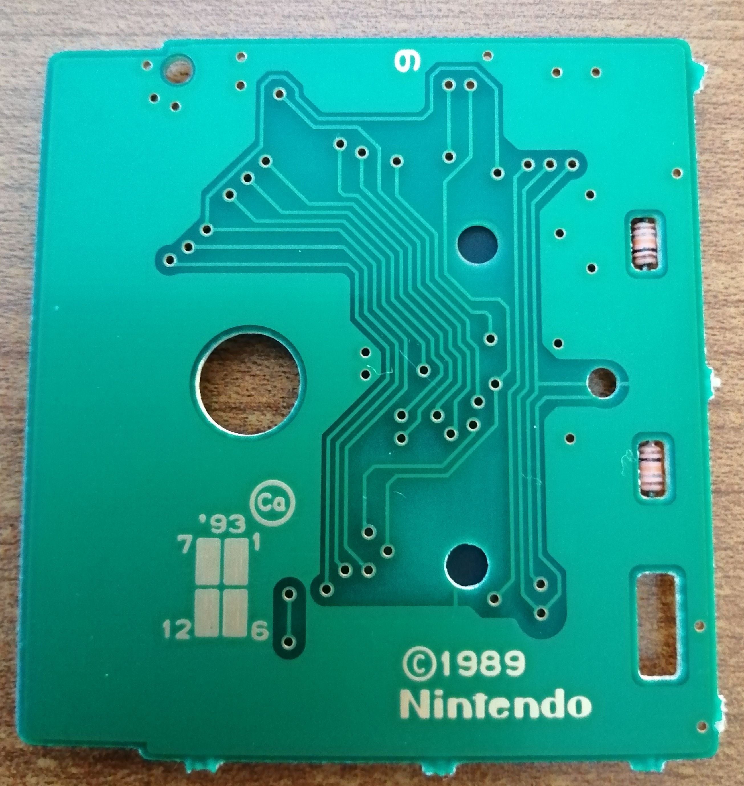 SeaQuest DSV EUR Back of the PCB