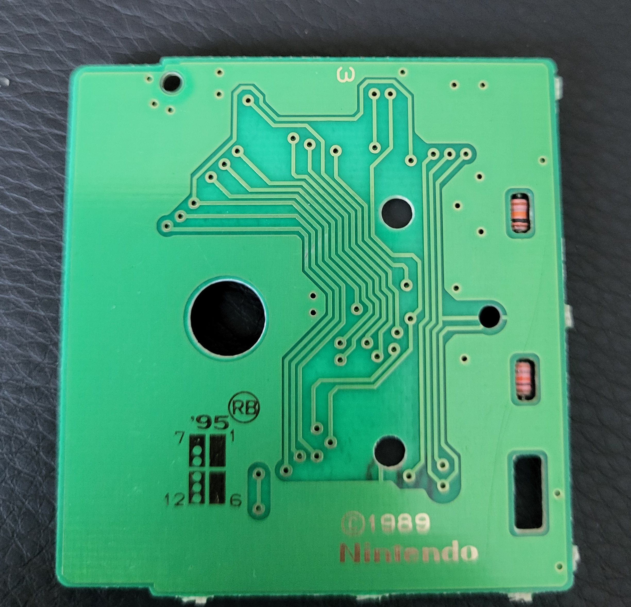 Arcade Classic no.3 Galaga - Galaxian GPS Back of the PCB