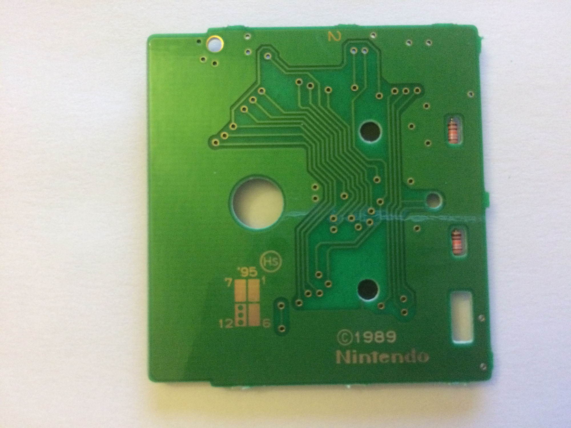 Arcade Classic no.3 Galaga - Galaxian NOE Back of the PCB