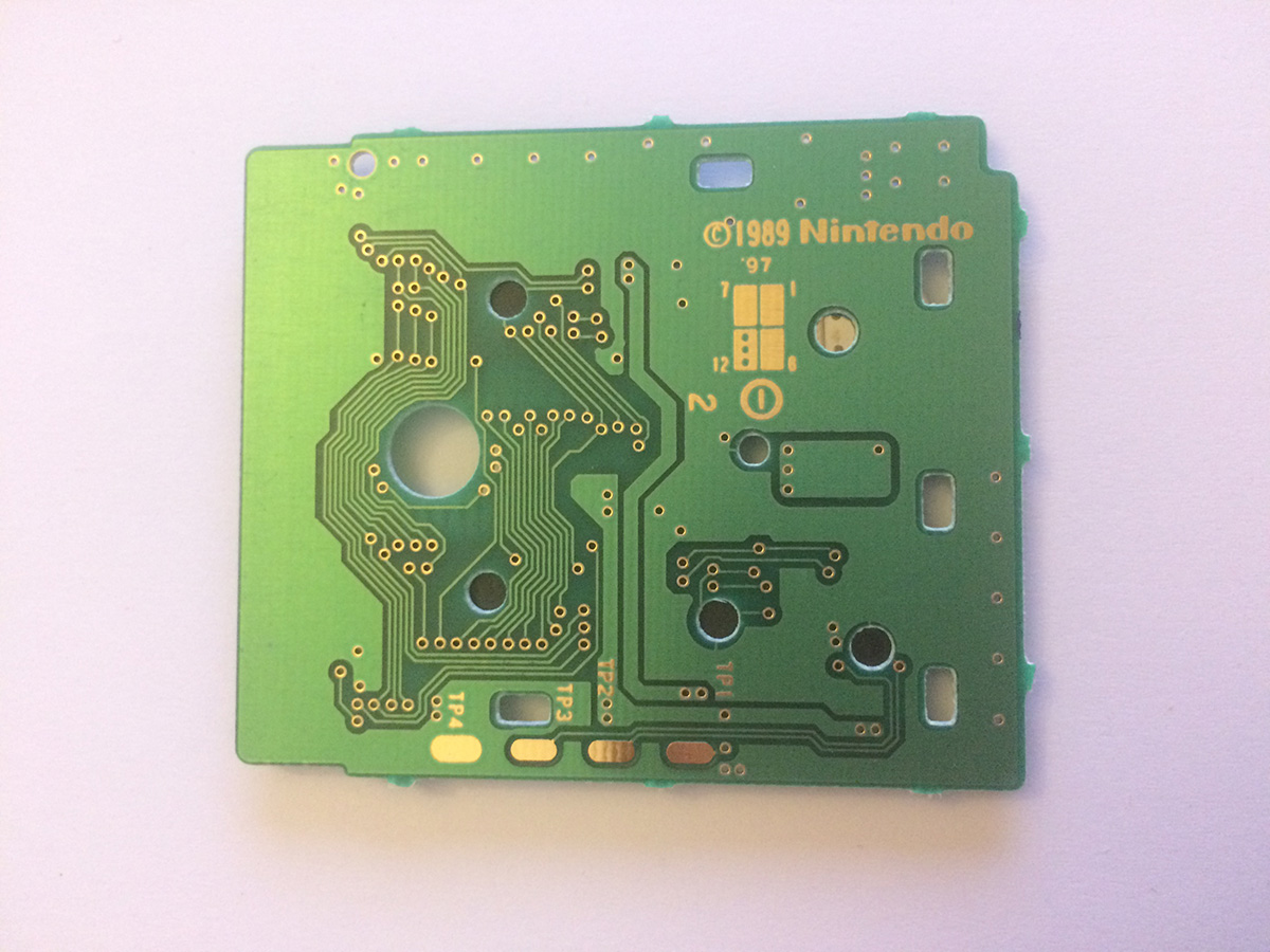 Tamagotchi FRA Back of the PCB