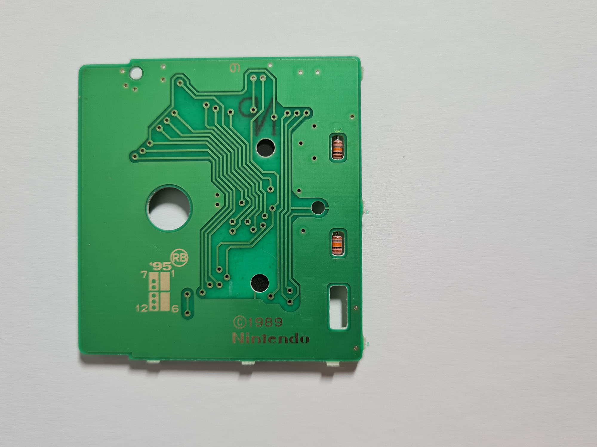 Arcade Classic no.3 Galaga - Galaxian USA Back of the PCB