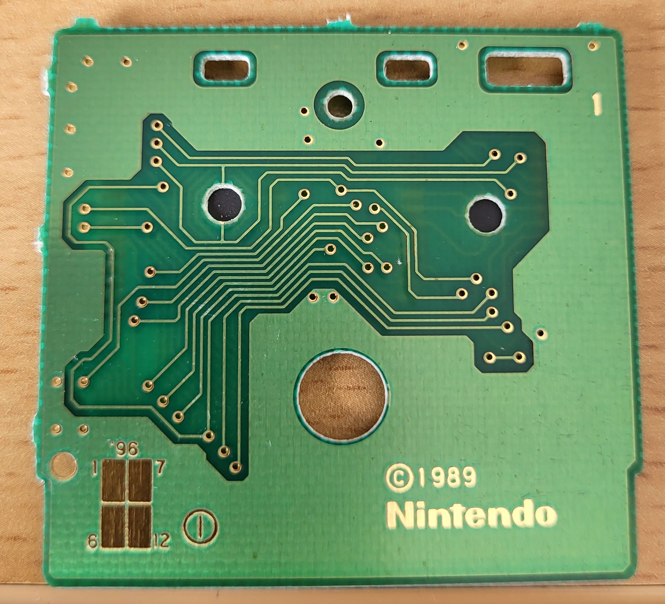 Toy Story (Disney's) EUR Back of the PCB