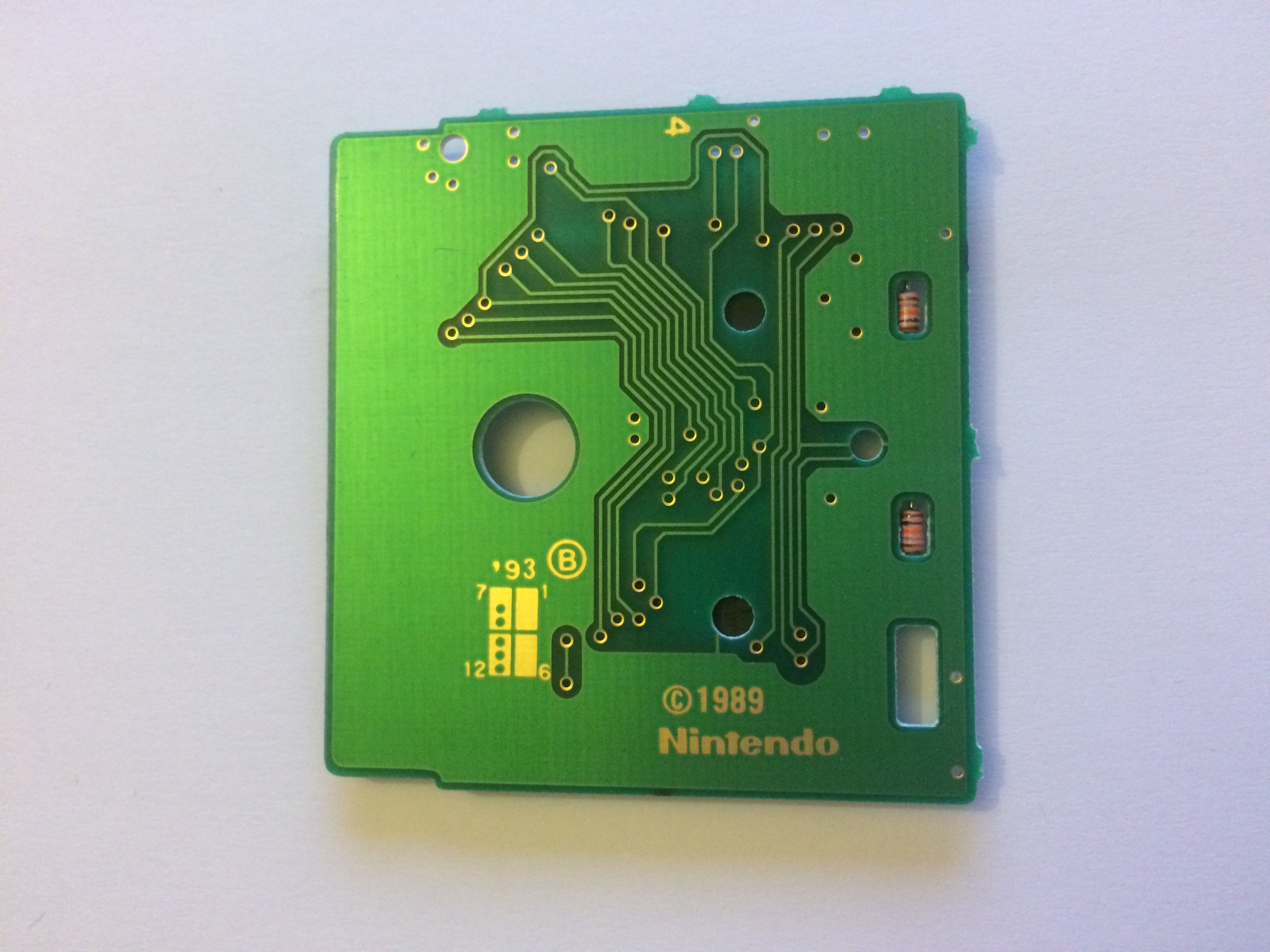 We're Back!: a Dinosaurs Story USA Back of the PCB