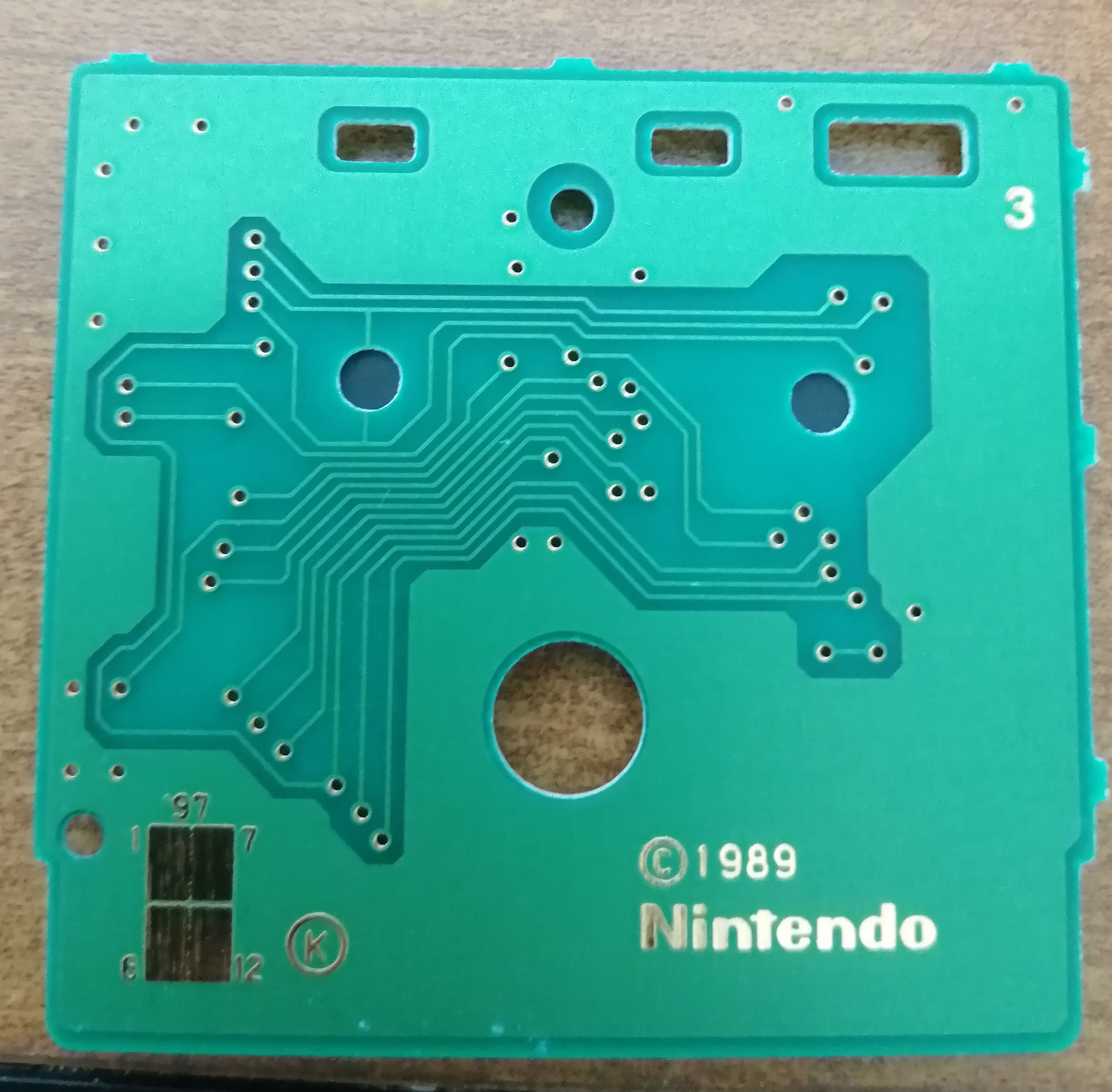 Yoshi's Cookie NOE Back of the PCB