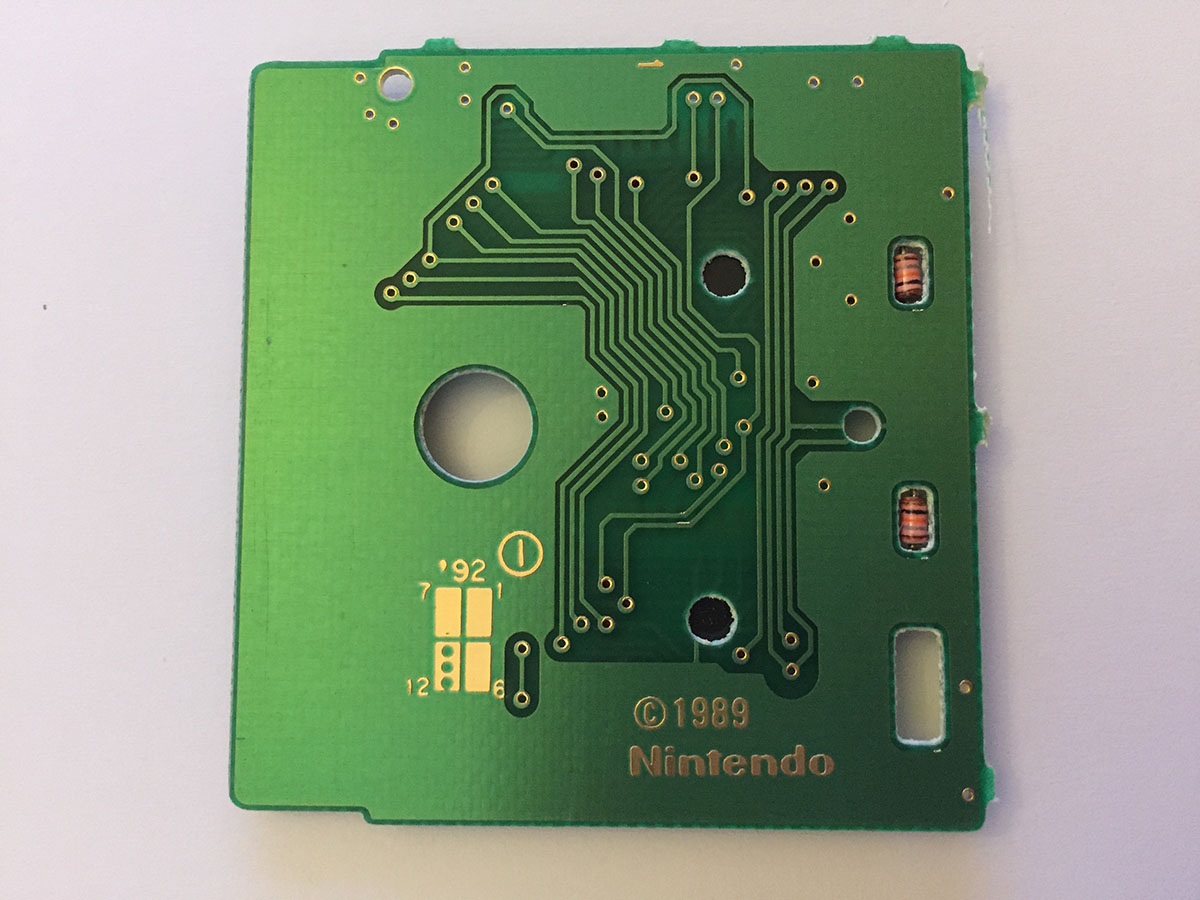 Battletoads FRG Back of the PCB