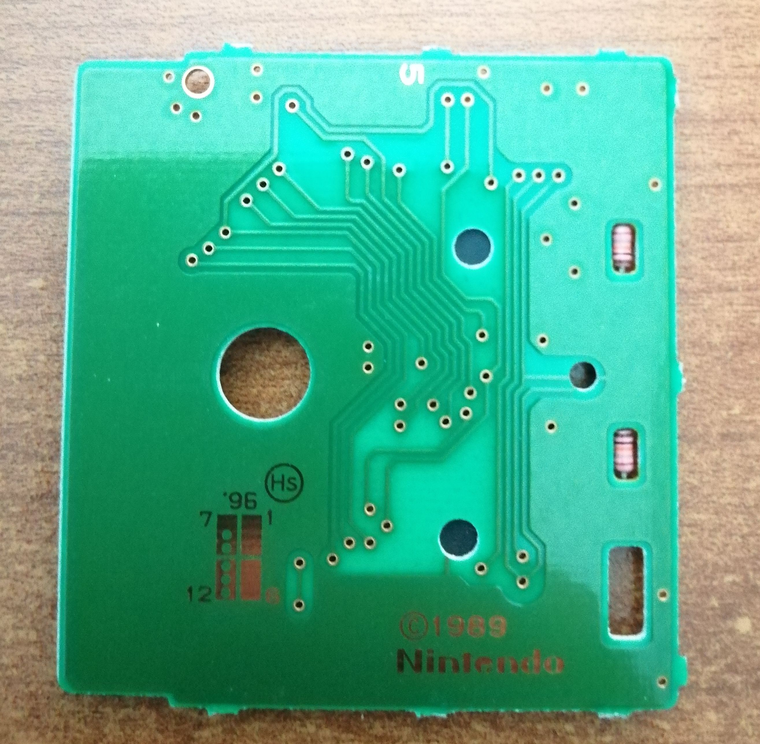 Duck Tales 2 (Disney's) UKV-1 Back of the PCB