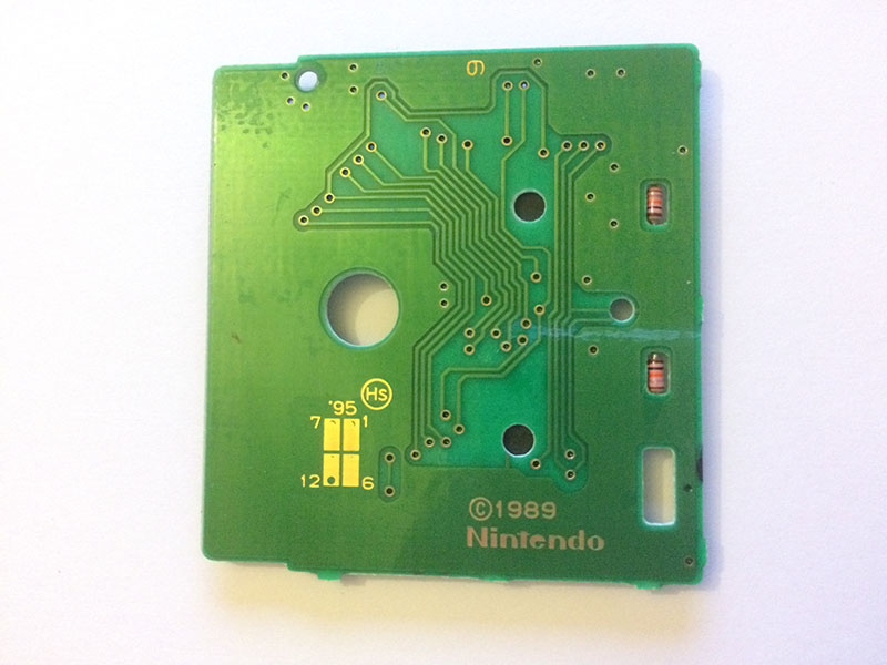 Mega Man V EUR Back of the PCB