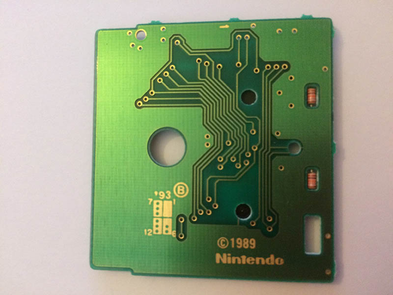 Bionic Commando FAH Back of the PCB