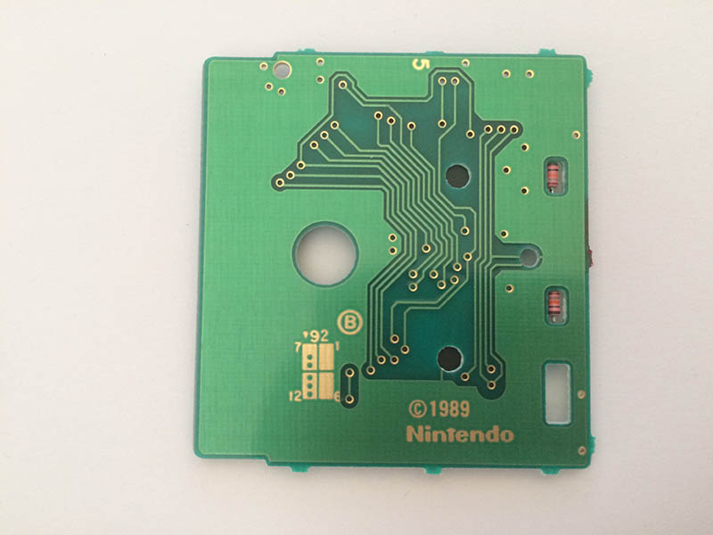 Bionic Commando USA Back of the PCB