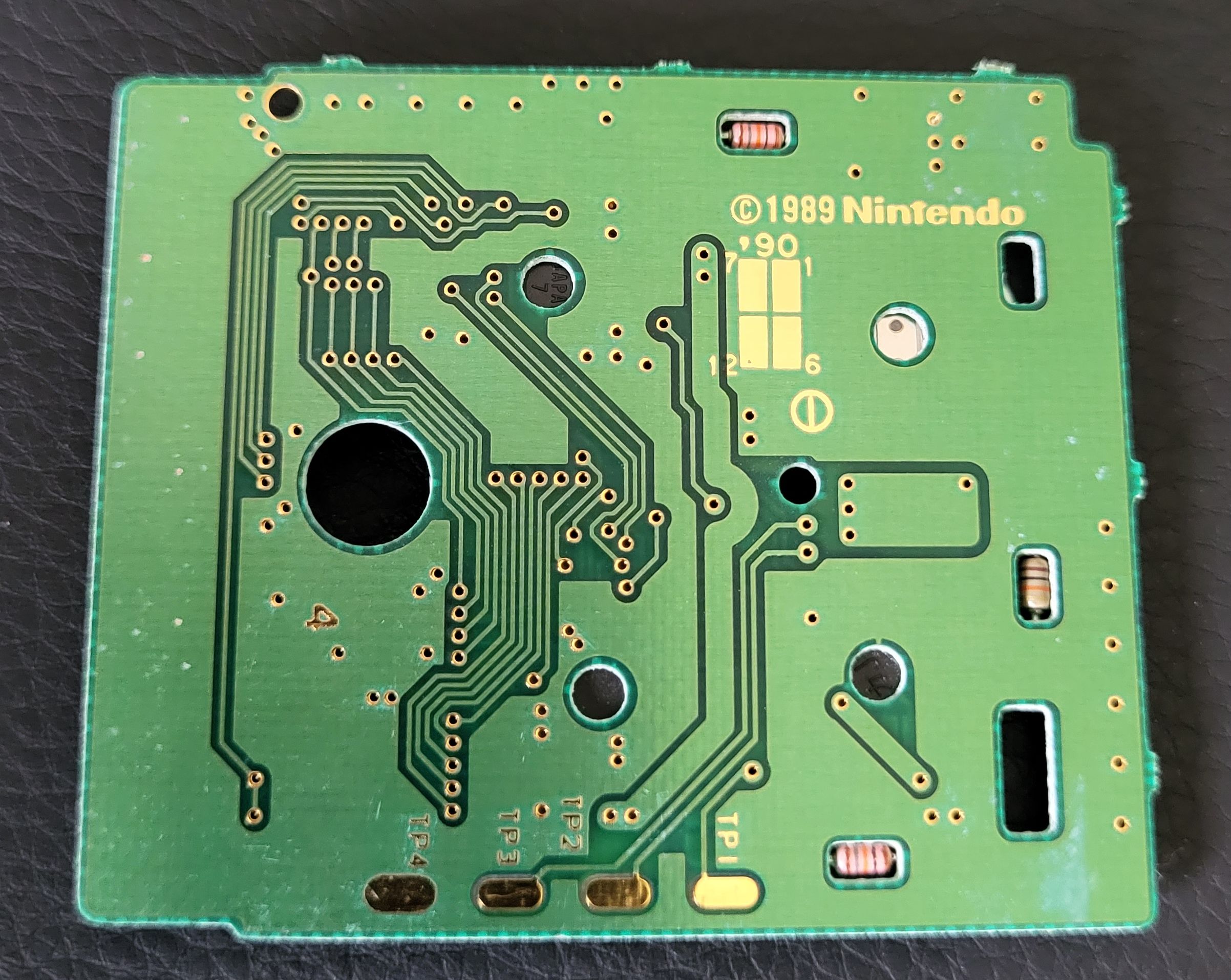 F-1 Race USA Back of the PCB