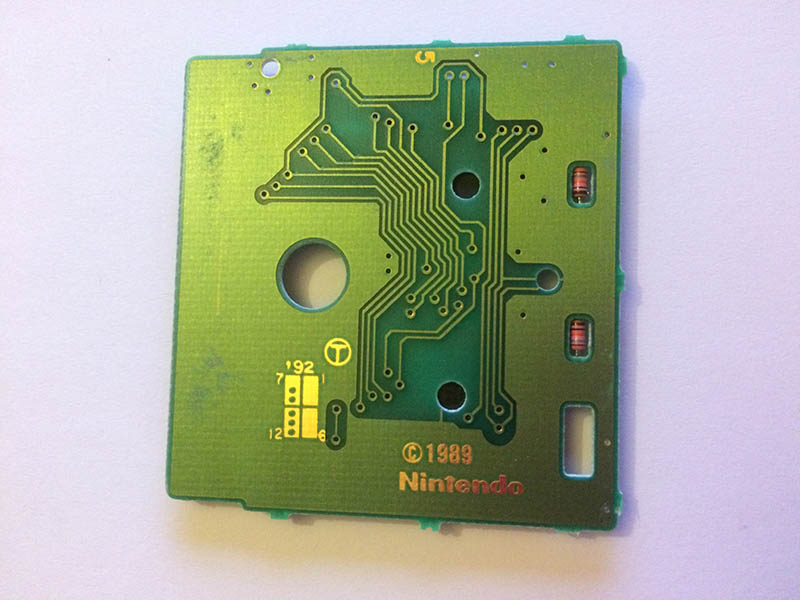 Blaster Master Junior FRG Back of the PCB