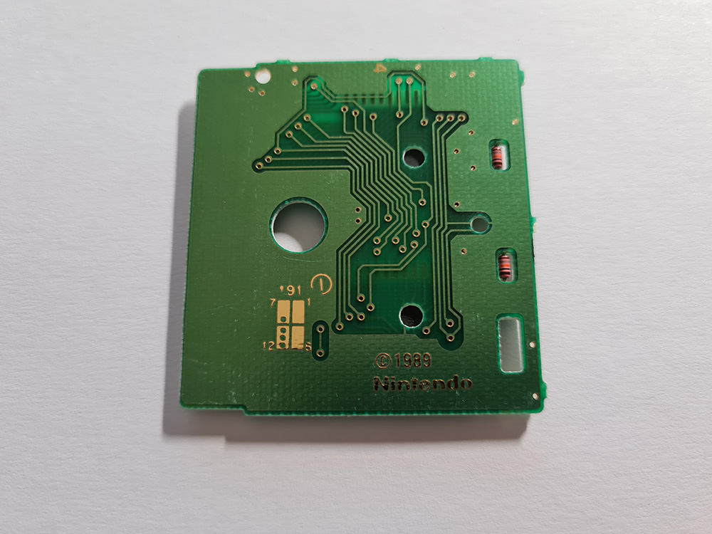 Paperboy FRG Back of the PCB