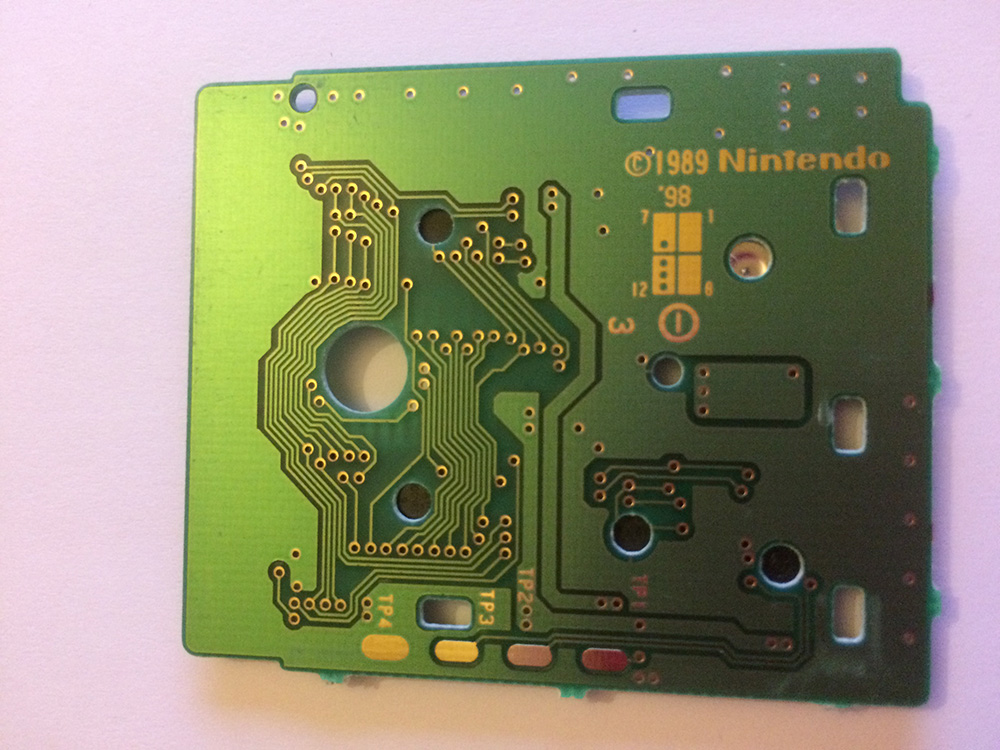 Legend of Zelda Link's Awakening (the) FRA Back of the PCB