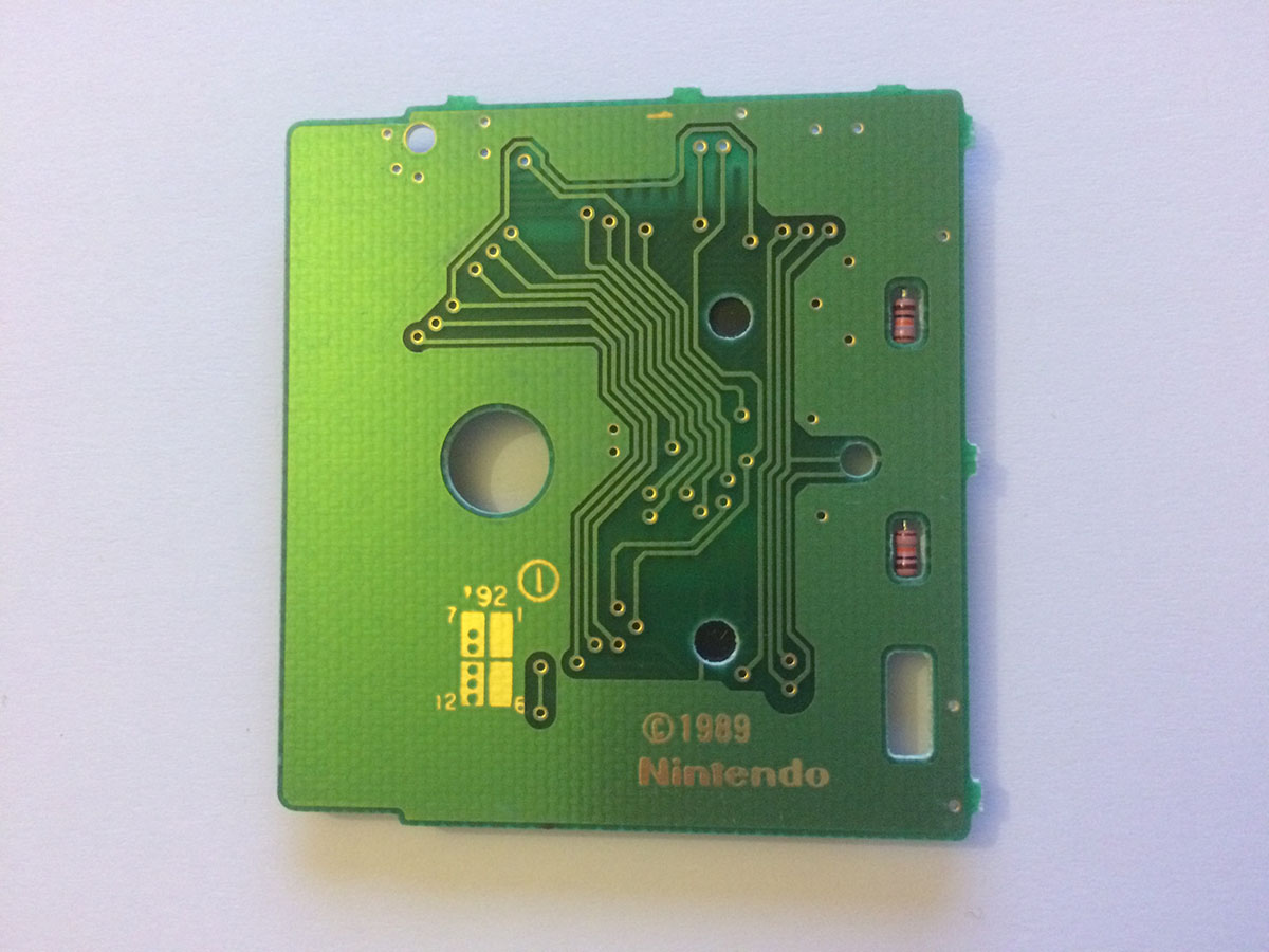 Magnetic Soccer NOE-1 Back of the PCB