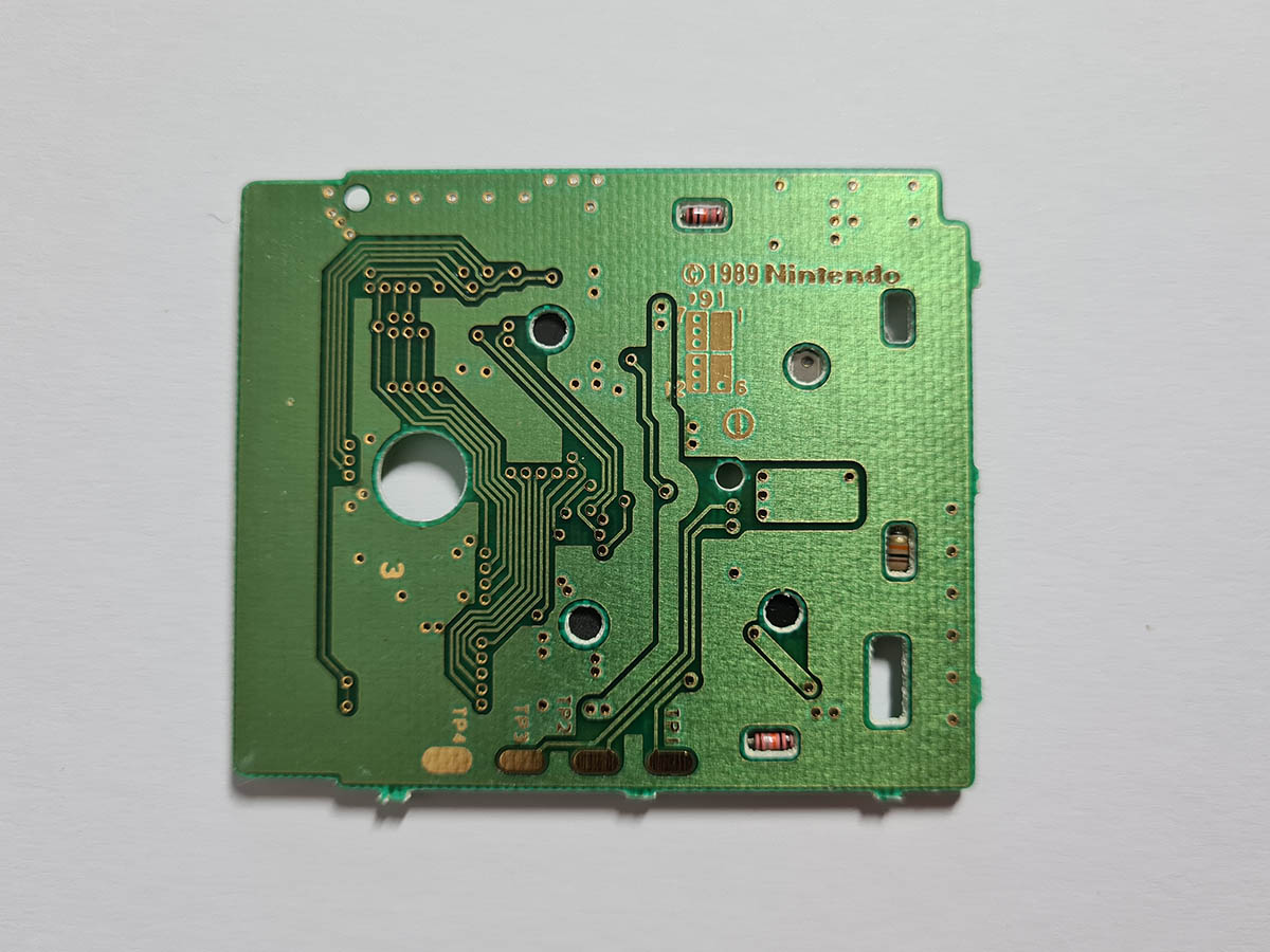 F-1 Race USA Back of the PCB