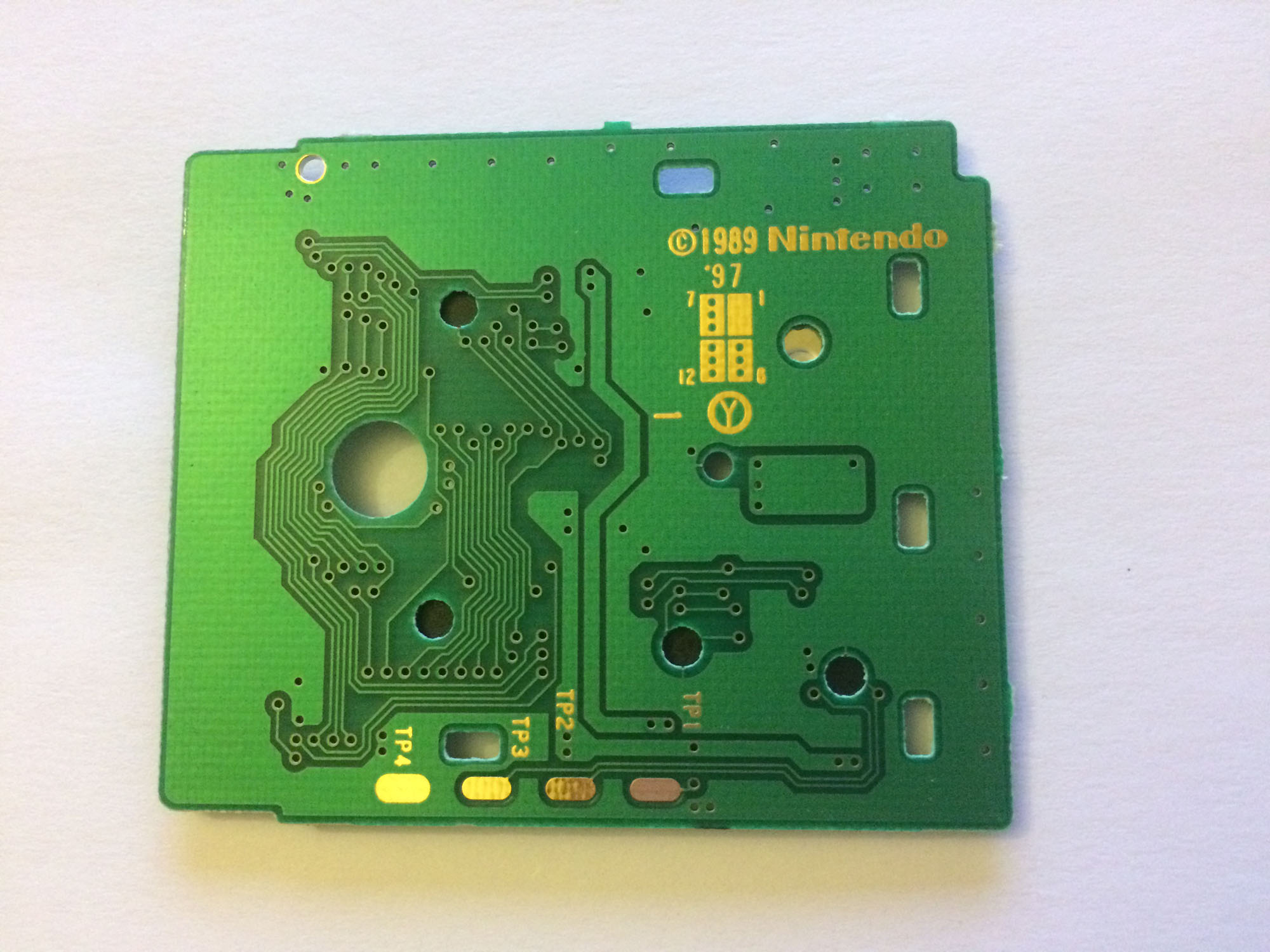 Game & Watch Gallery NNOE Back of the PCB