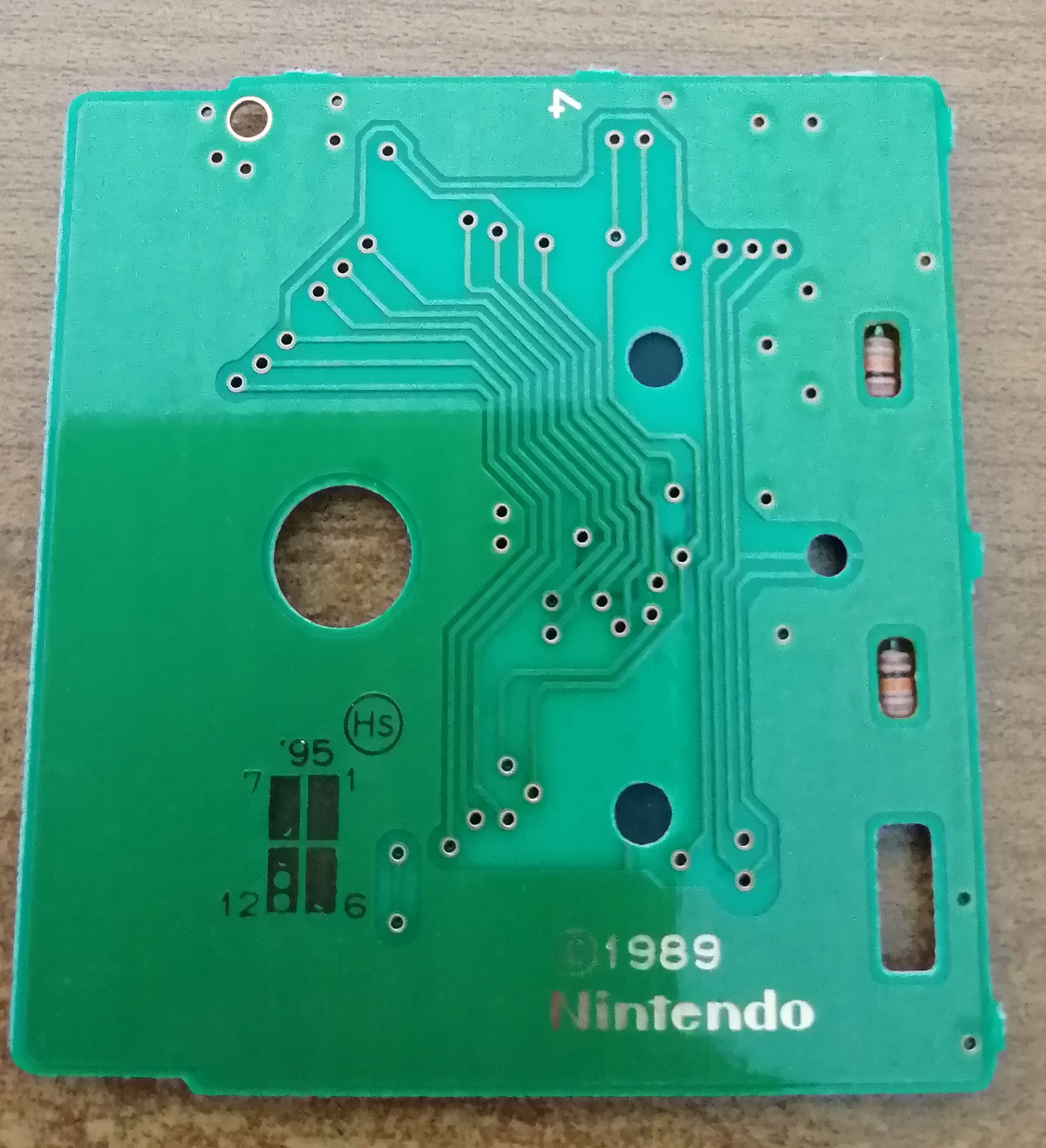 Bomber Man GB EUR Back of the PCB