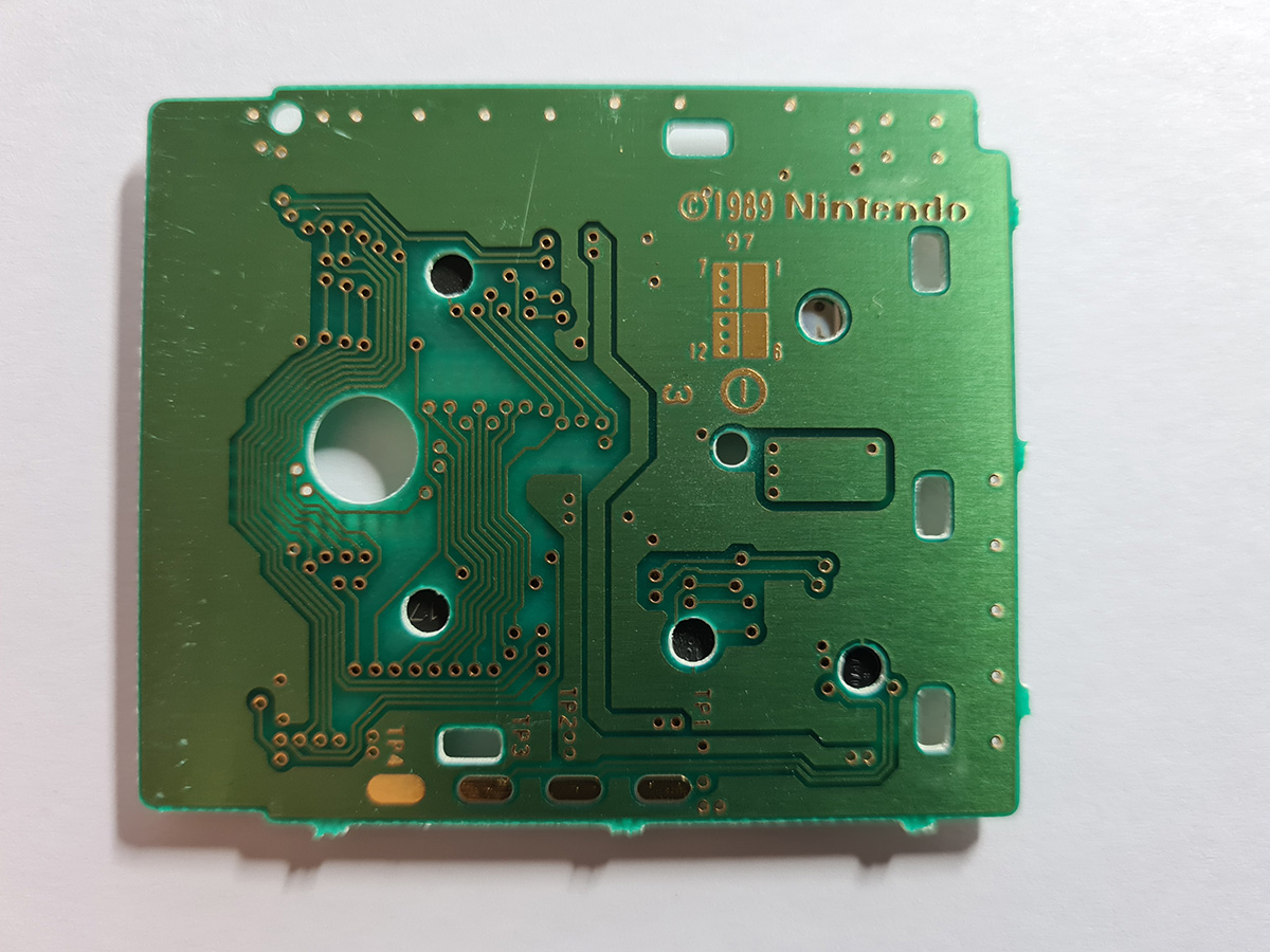 Game de Hakken!! Tamagotchi JPN Back of the PCB